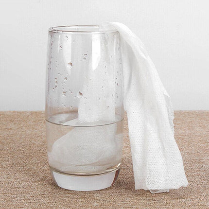 200PCS Travel Compressed Towels Tablet Wash Cloths Camping Hand Towel 0.8CM AU - Aimall