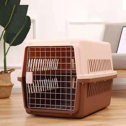 Dog Cat Rabbit Portable Tote Crate Pet Carrier Kennel Travel Airline Carry Bag - Aimall