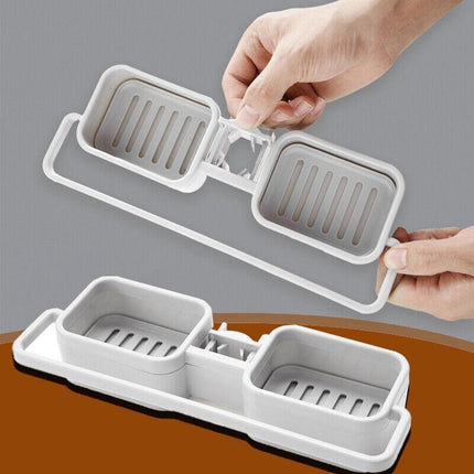Kitchen Faucet Holder Soap Sponges Caddy Organizer Storage Rack Sink Basket - Aimall