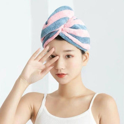 Magic Instant Dry Hair Towel Rapid Fast Drying Hair Towel Fast Absorbent Hat Cap - Aimall