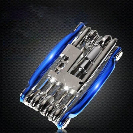 Bicycle Chain Multi-function Bike Portable Breaker Tool Repair Kit Extractor - Aimall