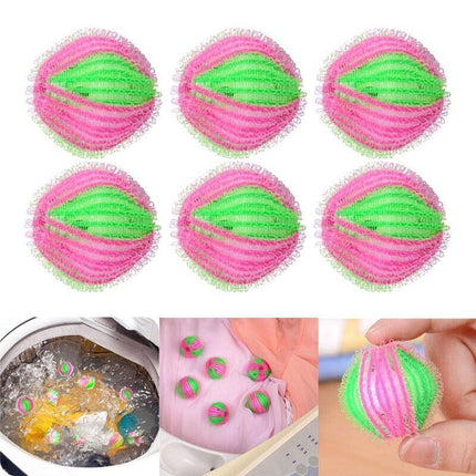 6PCS Wash Ball Grabbing For EA Lint Laundry Hair Cleaning Fluff Washing Machine - Aimall