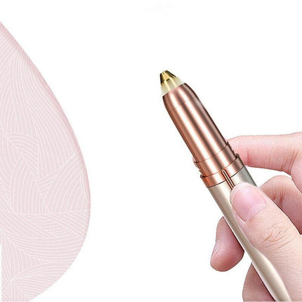 Electric Eyebrow Trimmer Finishing Touch Flawless Brows Hair Remover LED Light - Aimall