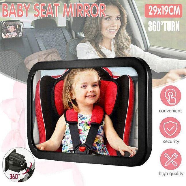 Car Baby Seat Inside Mirror View Back Safety Rear Ward Facing Child Infant AU - Aimall