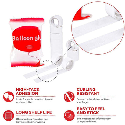 Up 2000x Balloon Glue Dots Photo Adhesive Bostik Party DoubleTape Scrapbooking - Aimall