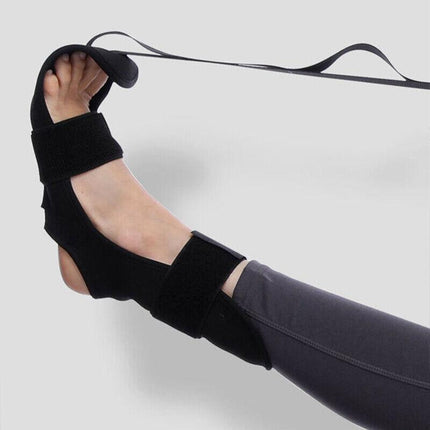 Yoga Stretching Strap Ankle Ligament Stretcher Belt Band Foot Drop Strap NEW - Aimall