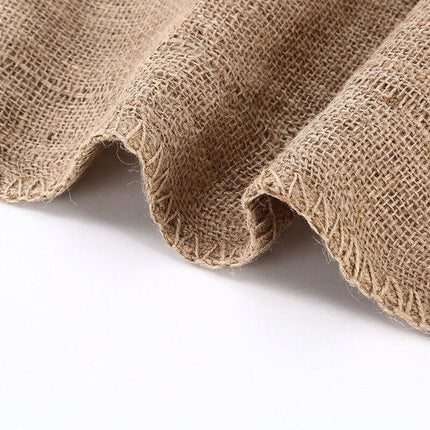 Sand Bag Flood Protection 84x36cm pk25 Control Hessian Sandbags With Tie - Aimall