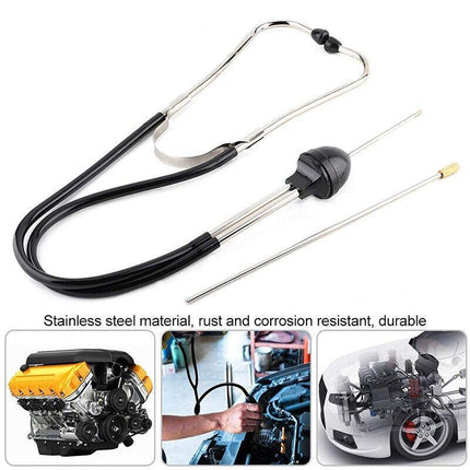 Dual Tube Car Engine Sound Diagnostic Tool Mechanic's Stethoscope Automotive AU - Aimall
