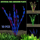 Green Artificial Plants Fish Tank Aquarium Aquatic Plants Simulated Water Grass - Aimall