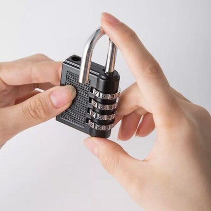2PCS 4 Digit Combination Lock Key Security Padlock Anti Rust Weather Proof Locks - Aimall