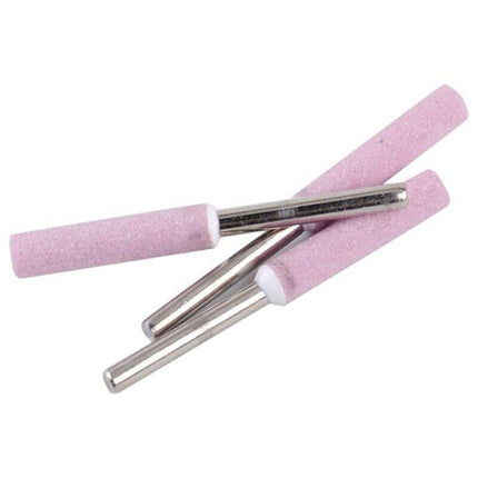 10 Chainsaw Sharpener Burr Grinding Stone File Chain Part Sharpening 4/4.8/5.5mm - Aimall