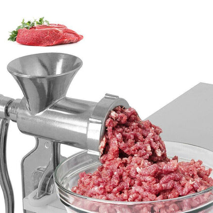 Manual Kitchen Meat Grinder Mincer Stuffer Table Hand Sausage Filler Maker AU - Aimall