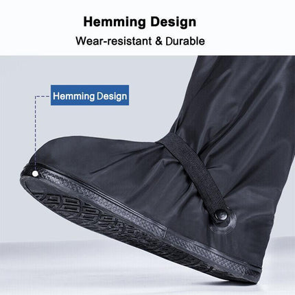 Waterproof Boot Gear Reusable Overshoe Rain Shoe Covers Anti-slip Shoe Cover AU - Aimall