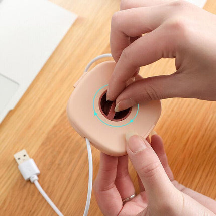 Case Cord Tangle Free Organizer Portable Earphones Manager Wire Winder Cable AU - Aimall