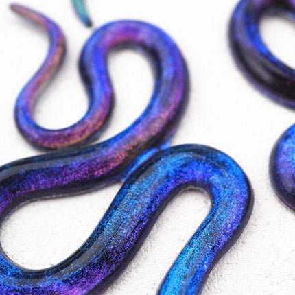 1X Silicone Snake Earring Resin Epoxy Mold Jewelry Pendant Eardrop Casting Mould - Aimall