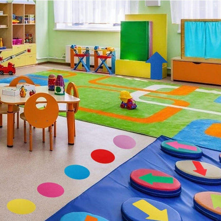 30x Carpet Spot Markers Sit Dot Circle For Classroom Easy Teach Tool Game AU - Aimall