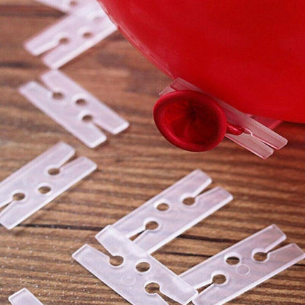 Balloon Clips H V Clip Tie Filled Helium Air Balloons Wedding Party Decoration - Aimall
