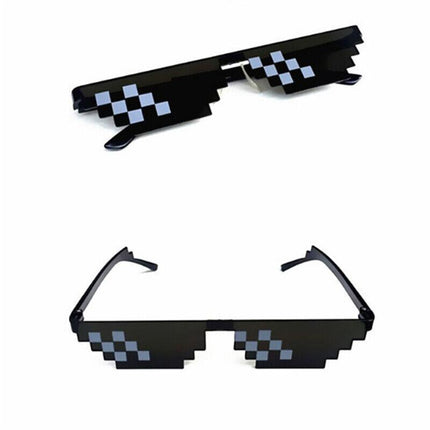 Thug Life Sunglasses Deal With It 8/6 Bit Pixel Glasses Cool Fashion Goggles - Aimall