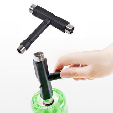 Roller Spanner Tool Skate T-Type Wrench Longboard Skateboard Screwdriver Mini AU - Aimall