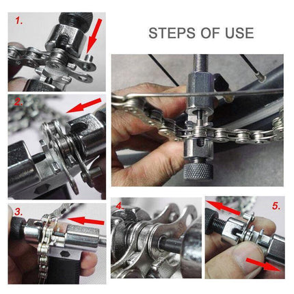 Bicycle Chain Breaker Tool Bike Link Splitter Cutter Connect Pin Remover Repair - Aimall