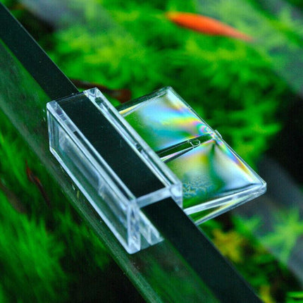 4PCS Plastic Clips Glass Cover Support Holder Aquarium Fish Tank 6/8/10/12mm New - Aimall