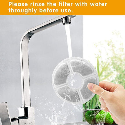 6/12Pcs Carbon Filters Water Fountain Replacement For Pet Dog Cat Water Drinking - Aimall
