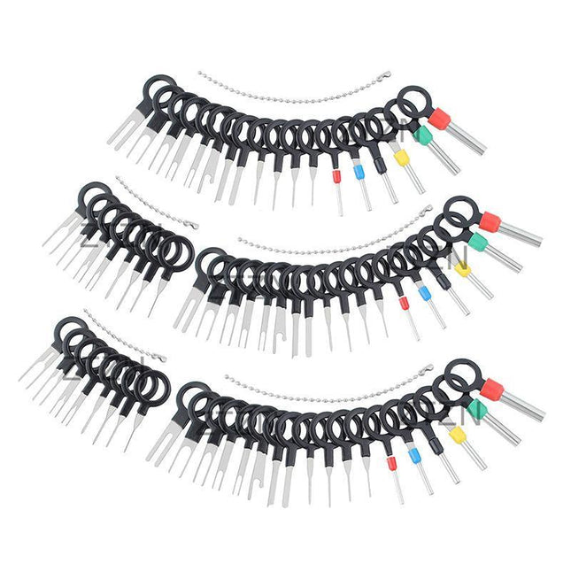 70Pcs Set Pin Ejector Wire Kit Extractor Auto Terminal Removal Connector Tool - Aimall