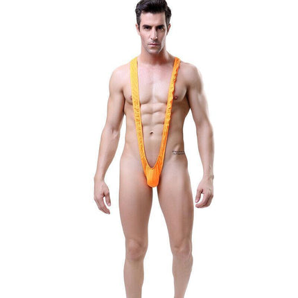 Men Borat Style Sexy Mankini Beach Swimming Thong Underwear Bodysuit Swimsuit Au Aimall