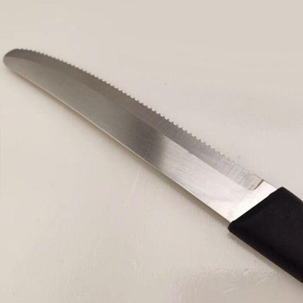 6 Pcs Steak Knives Dinner Set Stainless Steel Serrated Dishwasher Safe Knife AU - Aimall