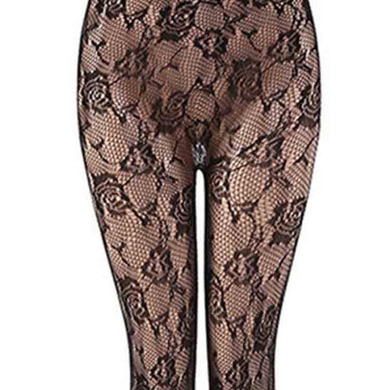 Sexy Pantyhose Stockings Fishnet Floral Lace Pattern Fashion Tights Black Au Aimall