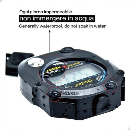 2X Handheld Stop watch Digital Chronograph Counter Sports StopWatch Timer Alarm - Aimall