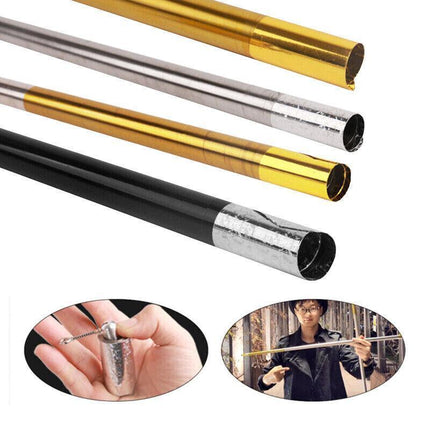 Magic Telescopic Portable Martial Arts Metal Pocket Staff Pocket 110cm-150cm - Aimall