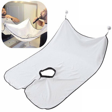 Facial Hair Beard Shave Apron Cape Shaving Bib Whisker Trimming Catcher - Aimall