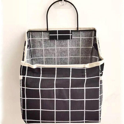 Wall Hanging Storage Bag Home Wardrobe Organiser Pouch Book Holder Phone Pocket - Aimall