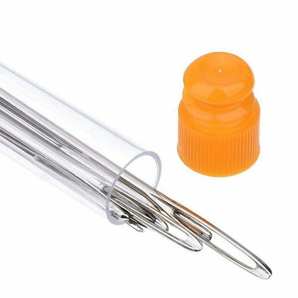 9x Large Eye Blunt Needles Wool Thick Knitter Yarn Hand Sewing Darning Craft Set - Aimall