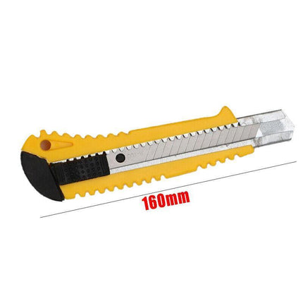 Heavy Duty Box Cutter Pack Snap Off Retractable Blade Long Last Hand Craft Tool - Aimall