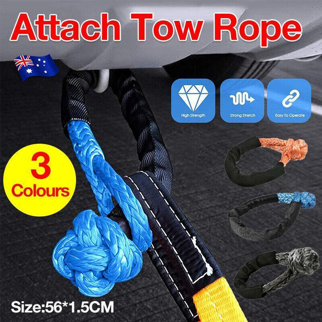 Soft Shackle 55cm Recovery Gear Dyneema Winch Rope 16T(16,000kg) Heavy Duty AU - Aimall