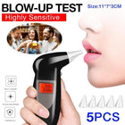 Police Breathalyser Self Analyzer Digital Detector Breath Alcohol Tester AU - Aimall