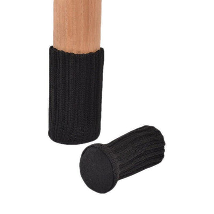 24PCS Knitted Table Chair Leg Socks Sleeve Floor Protector Furniture Feet Covers - Aimall