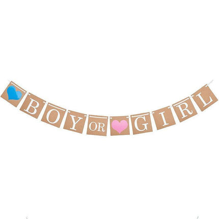 Gender Reveal Party Kit Pregnancy Baby Balloon Baby Shower Decorations Supplies - Aimall