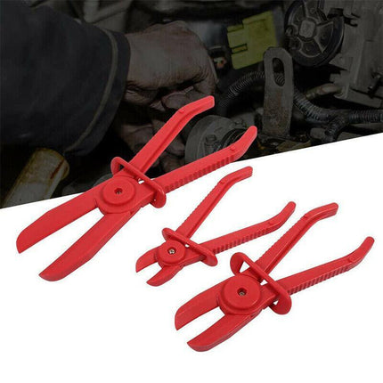 3 PCS Hose Clamp Kit Line Pipe Pliers Set Flexible Pinch Off Brake Fuel Water AU - Aimall