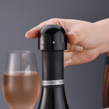 3PCS Vacuum Champagne Wine Bottle Stopper Sealer Cork Silicone Seal Plug Cap DM - Aimall