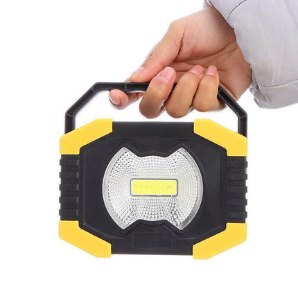 9000LM Solar COB LED Light Rechargeable Outdoor Camping Work Torch Flood Lamp AU - Aimall
