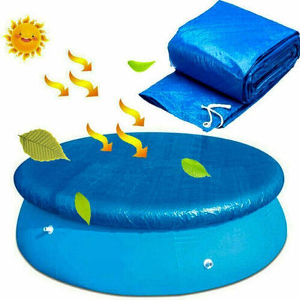 Round Swimming Pool Cover Lot for Garden Outdoor Paddling Family Pools AU Stock - Aimall