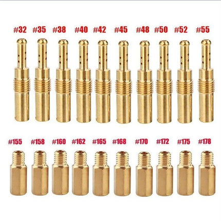 20X Carburetor Main Jet & Slow Pilot Jet Kit Set For PWK Keihin OKO CVK Type - Aimall