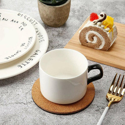 20pcs Plain Round Cork Coasters Coffee Drink Tea Cup Mat Placemats Wine Mat AU - Aimall