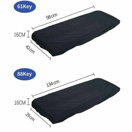 61/88 Key Piano Keyboard Dust Cover for Electronic Keyboard and Digital Piano - Aimall