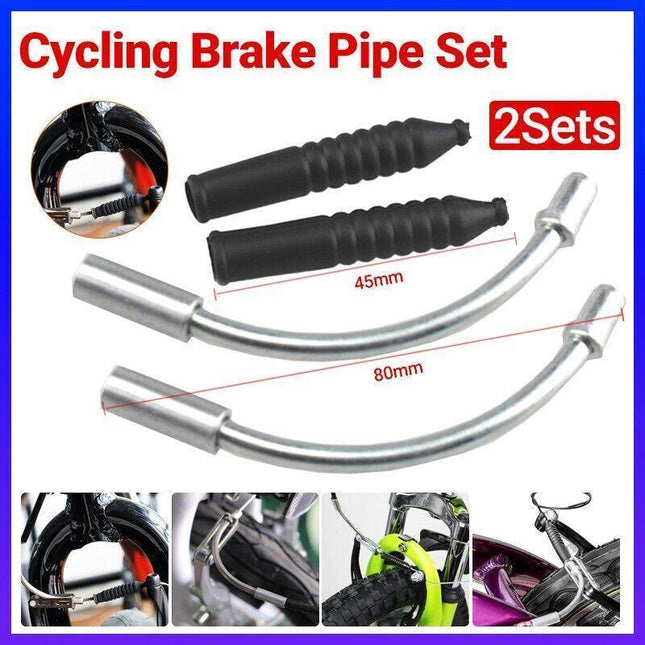 V-Brake Noodle Cable Guide +Boot -1 Pair -110 Degree - MTB / Hybrid Bike Bicycle - Aimall