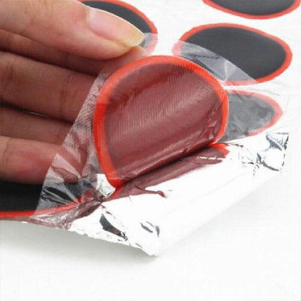 Bike Tyre Tire Tube Puncture Repair Tool Kit Bicycle Cycling Patches Glue Tyre - Aimall