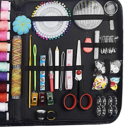 Sewing Kit 183Pcs Portable Mini Premium Travel Home Beginner Emergency AU Stock - Aimall